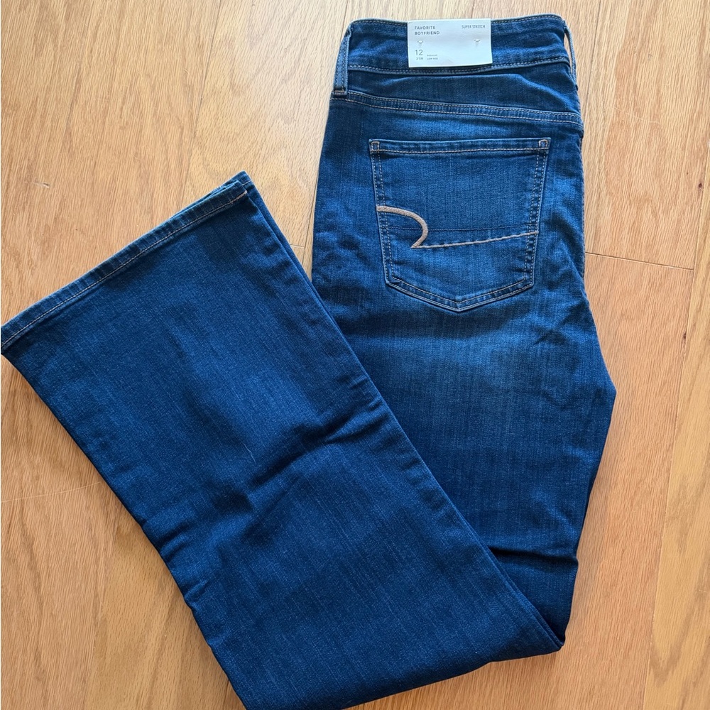 American Eagle Outfitters Dark Blue Boot Cut Jeans